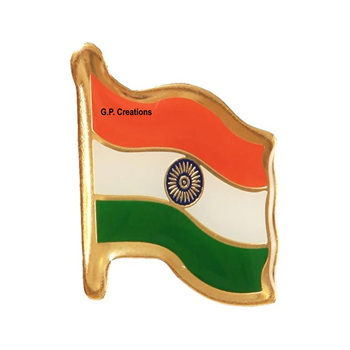 झंडा लैपल पिन