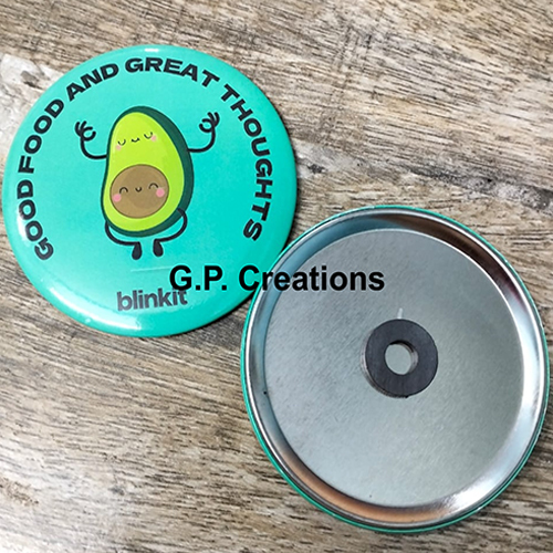 Customized Mount Badge - Metal, Size As Per Requirement, Multi Colour, Printed Pattern, Pin Badge Type | Personalized Emblem For Events & Achievements