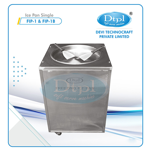 FIP-1 और FIP-1B पैन सिंगल आइसक्रीम मशीन