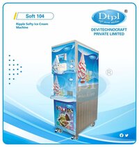Soft-104 Ripple Softy Ice Cream Machine - Cooling Capacity: 430 Cones / Hr.