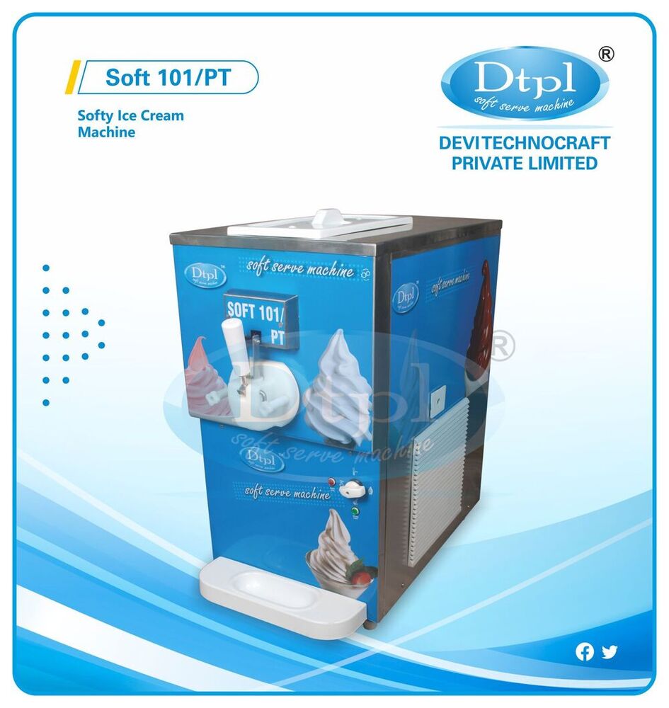 Soft-101-PT Single Flavour Softy Ice Cream Machine
