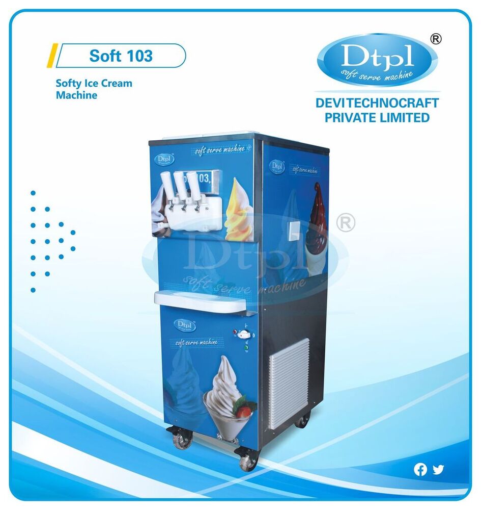 Soft-103 Double Flavour Softy Ice Cream Machine