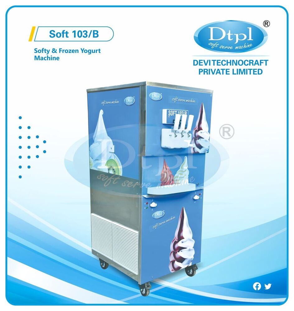 Soft-103-B Double Flavour Softy Ice Cream Machine