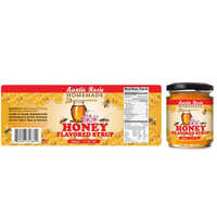 Food Product Labels - Paper Material, Multicolour Adhesive Stickers | Rectangle Shape, Offer Printing Design