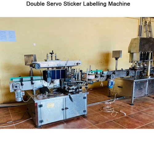 Double Servo Sticker Labelling Machine