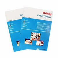 Oddy A4 Sticker Sheet - Pvc Material, Any Custom Shape | Multicolour Adhesive Stickers For Laboratory Use