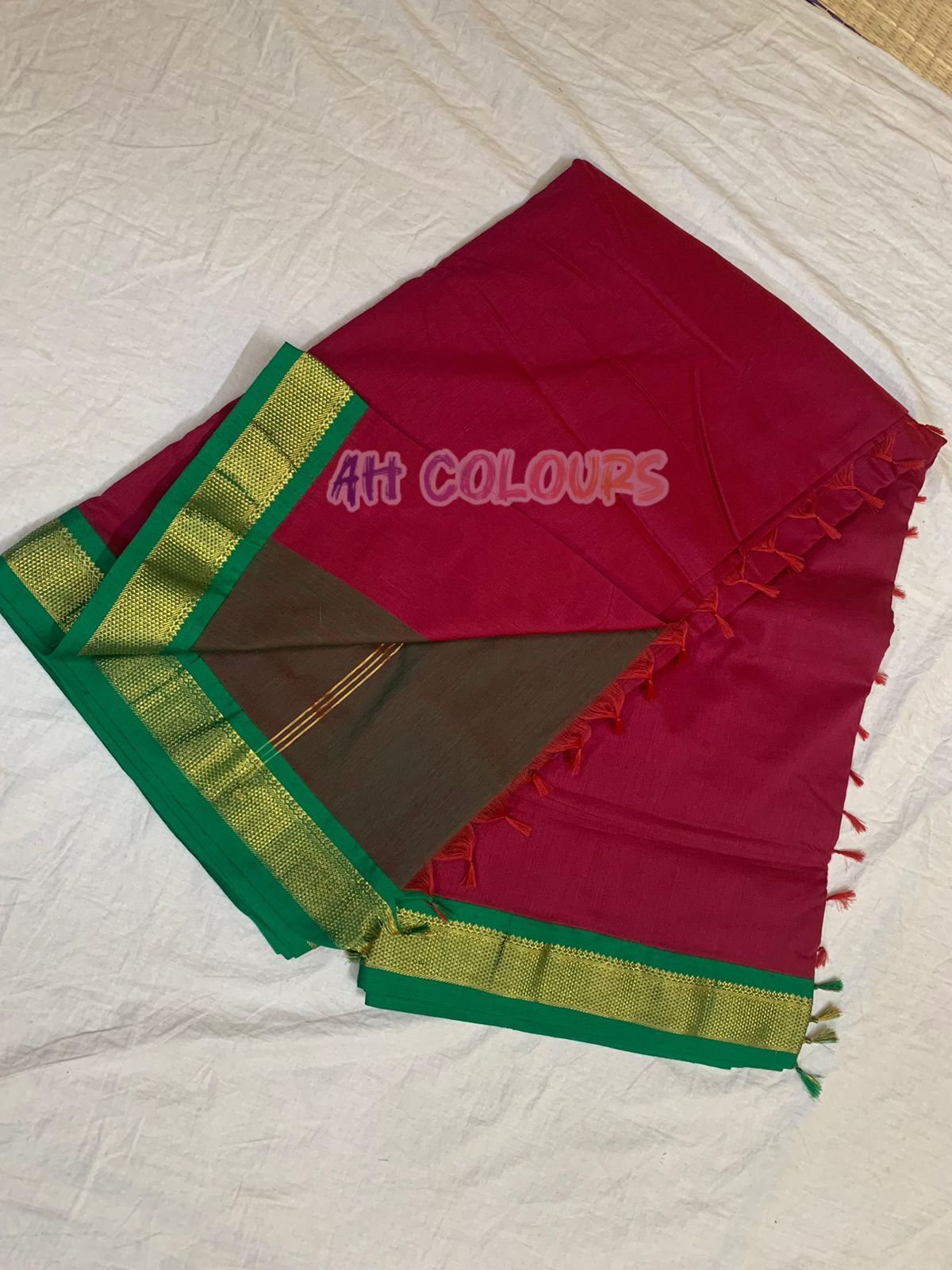 cotton plain madisar saree