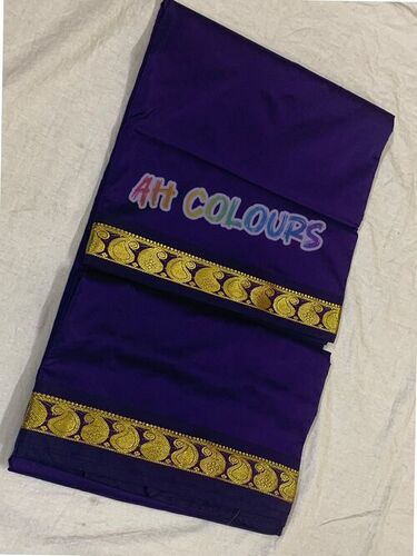 semi silk plain madisar saree