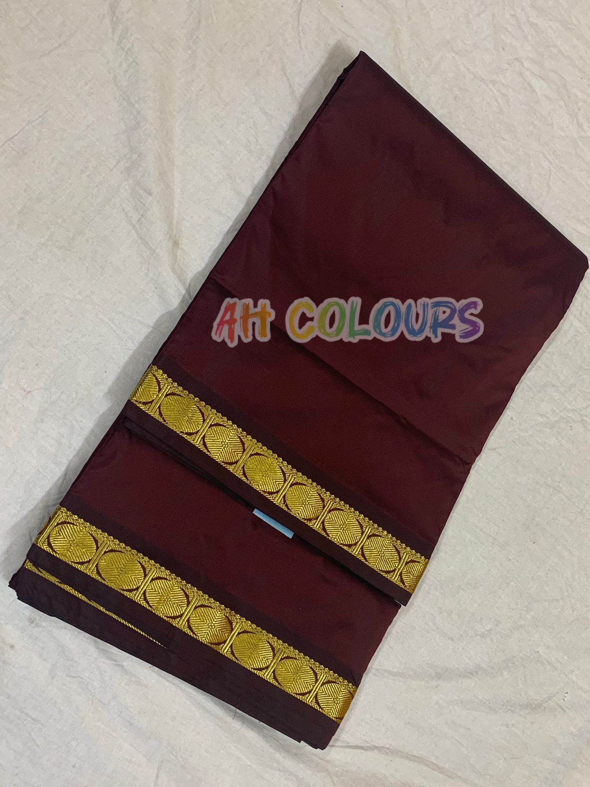 semi silk plain madisar saree