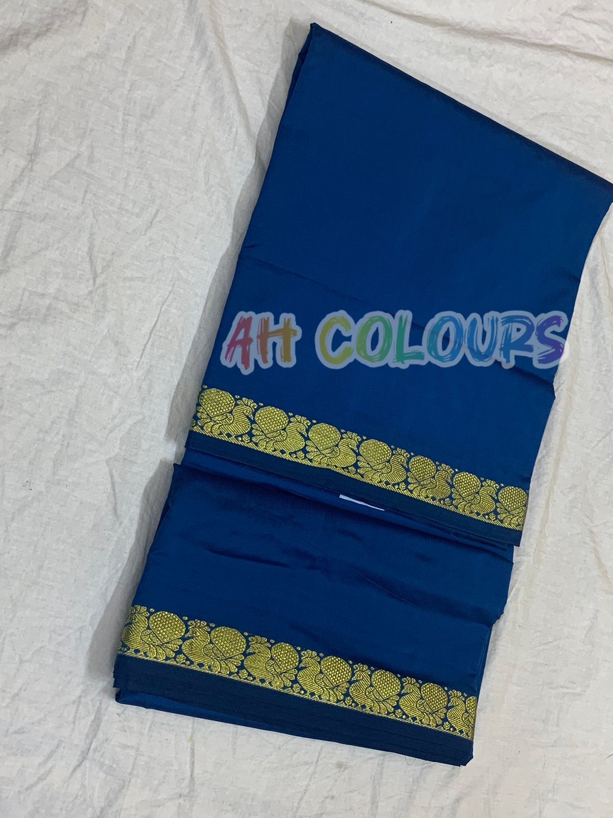semi silk plain madisar saree