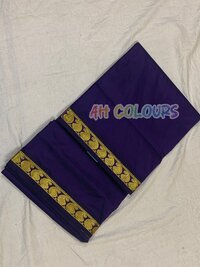 semi silk plain madisar saree