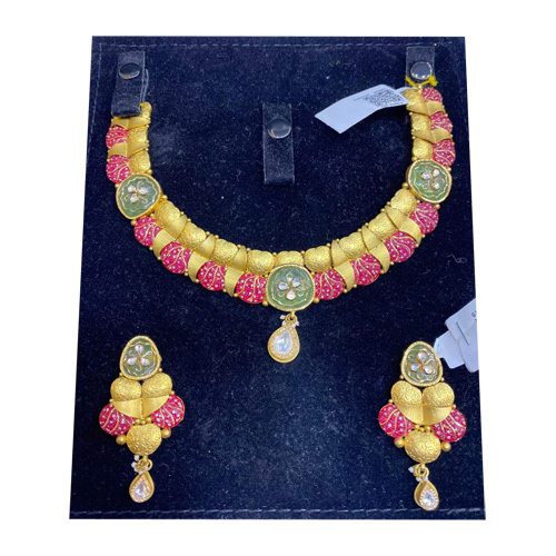 Antique Brass Necklace Set