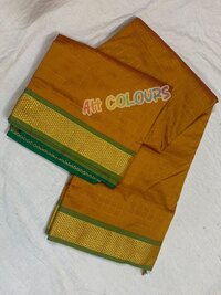semi silk checked madisar saree