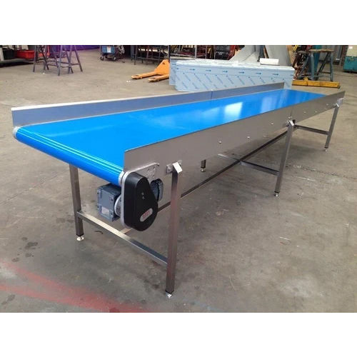 Industrial Belt Conveyor - Material: Mild Steel