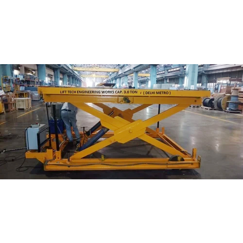 Movable Type Scissor Lift - Load Capacity: 5-10 Tonne