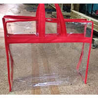Pvc Blanket Bag - High-quality Pvc, Standard Size, Red Color | Flexiloop Handle, Water-resistant, Easy To Clean, Dust-free Storage Solution