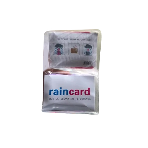 PVC Rain Card Cover For Pocket
