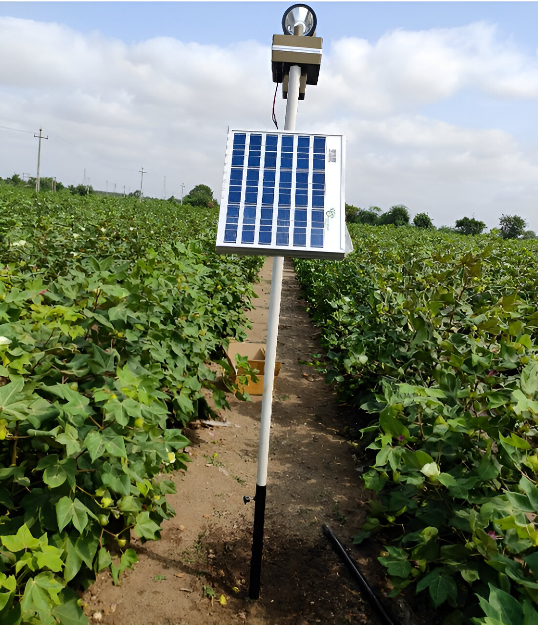Solar Smart Radar 360 Degree Rotating Water Proof Light Insect Trap