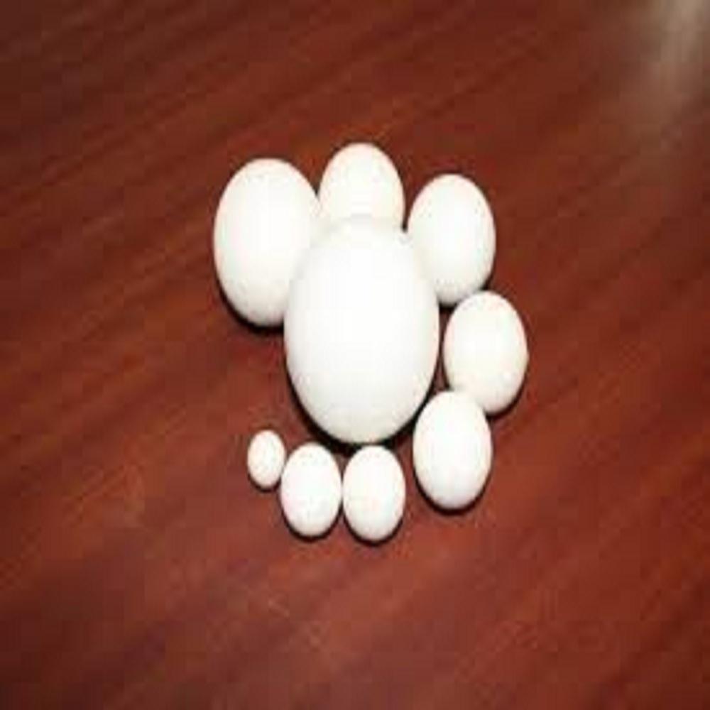 Food Grade Rubber Cube Sieve Cleaners - Color: White