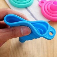 Mitsico Silicone Foldable Funnel for Water Bottle Liquid Transfer Collapsible Funnel Kitchen Tool