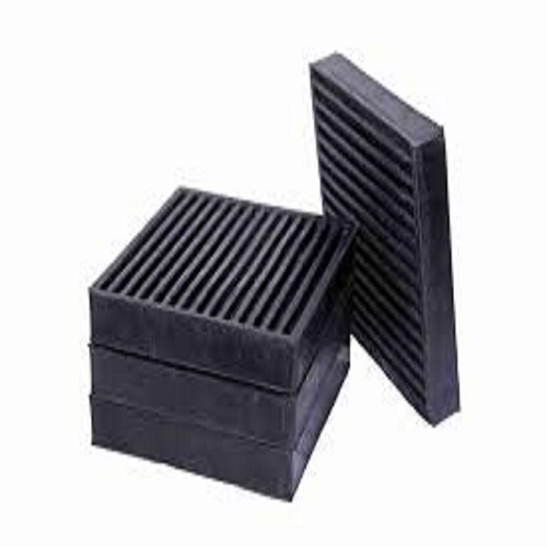 Rectangular Anti Vibration Pad - Color: Black