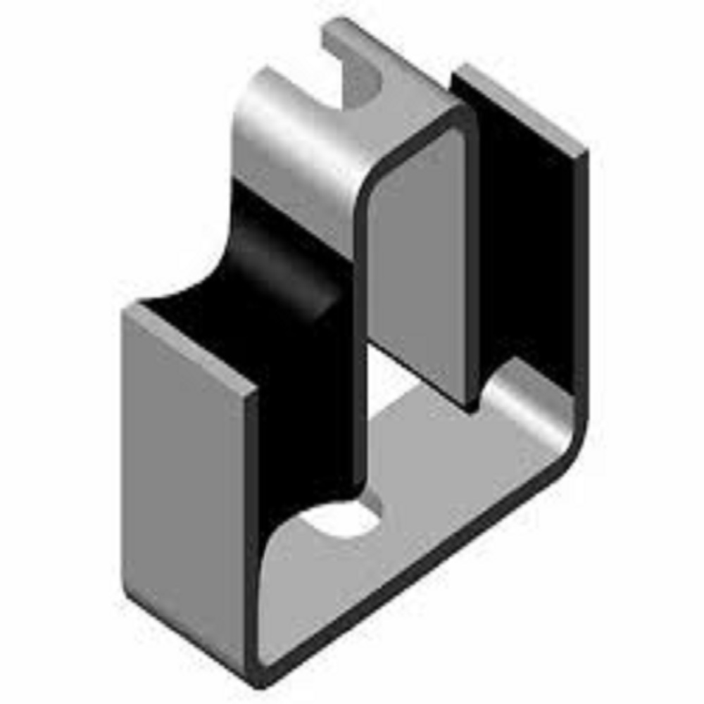 U Shear Mounts - Color: Black