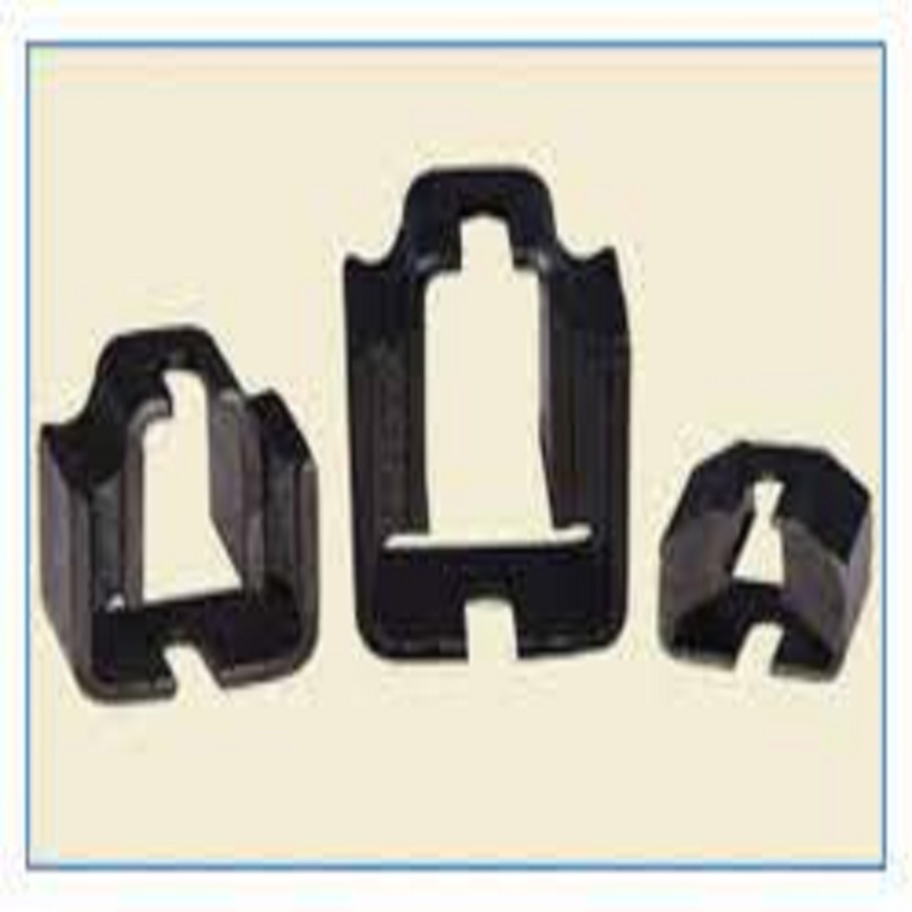 U Shear Mounts - Color: Black