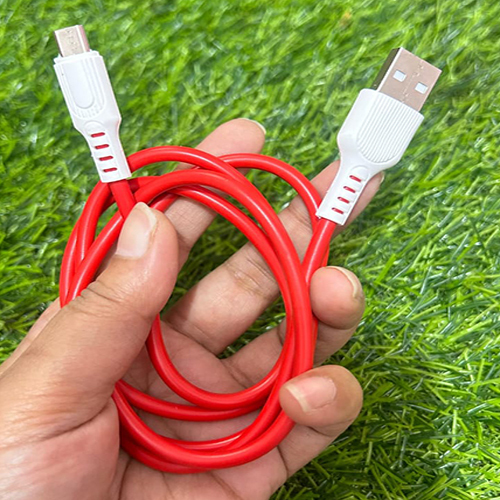 2 Amp Double Colour Charging Cable - Body Material: Pvc