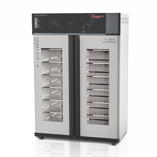 Ti-810 Series Glass Door Lab Refrigerator - Color: Gray