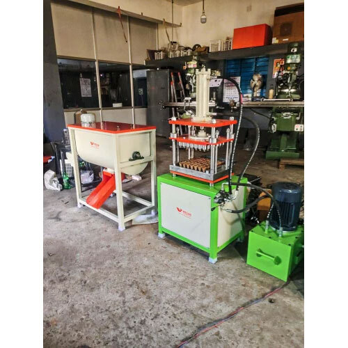 Portable Sambrani Making Machine With Mixer Machine - Color: Green
