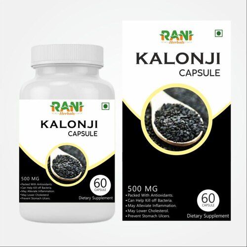 Herbal Kalonji Capsules - Recommended For: Men