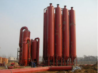 Calcium carbonate production plant construction