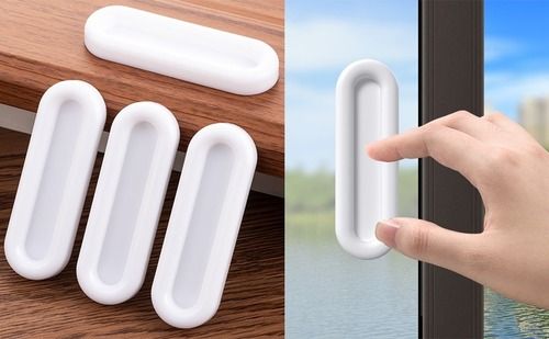 Mitsico Door Window Handles Self Adhesive Handles for Sliding Window Cabinets Drawers