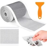 Mitsico Kitchen Sink Strainer Roll - Pp Material, Rectangular Shape, Silver Color | Effective Drain Filter For Hair And Debris Protection