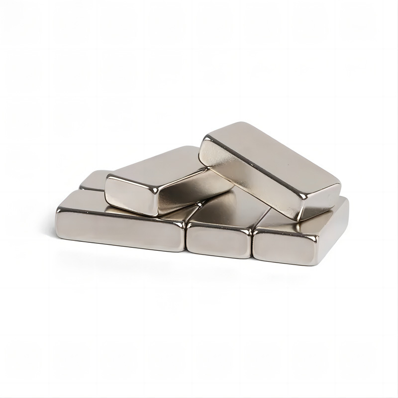 Ndfeb Magnet - 30x10x8/10mm, Silver/nickel/black Epoxy Coating | High Coercivity, Powerful Magnetic Properties, Versatile Shapes For Industrial Applications