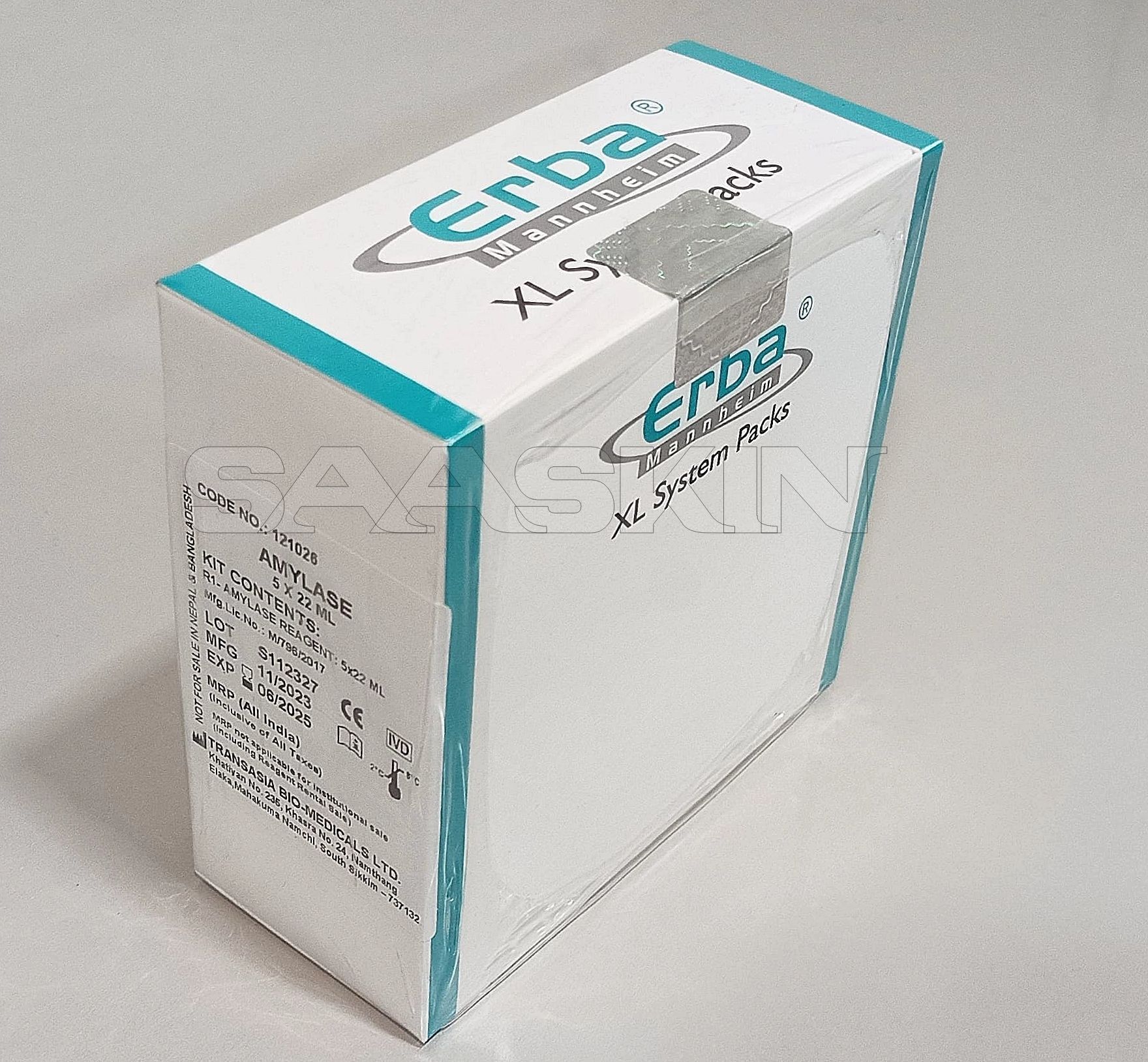 Erba Mannheim System Pack Amylase Kit