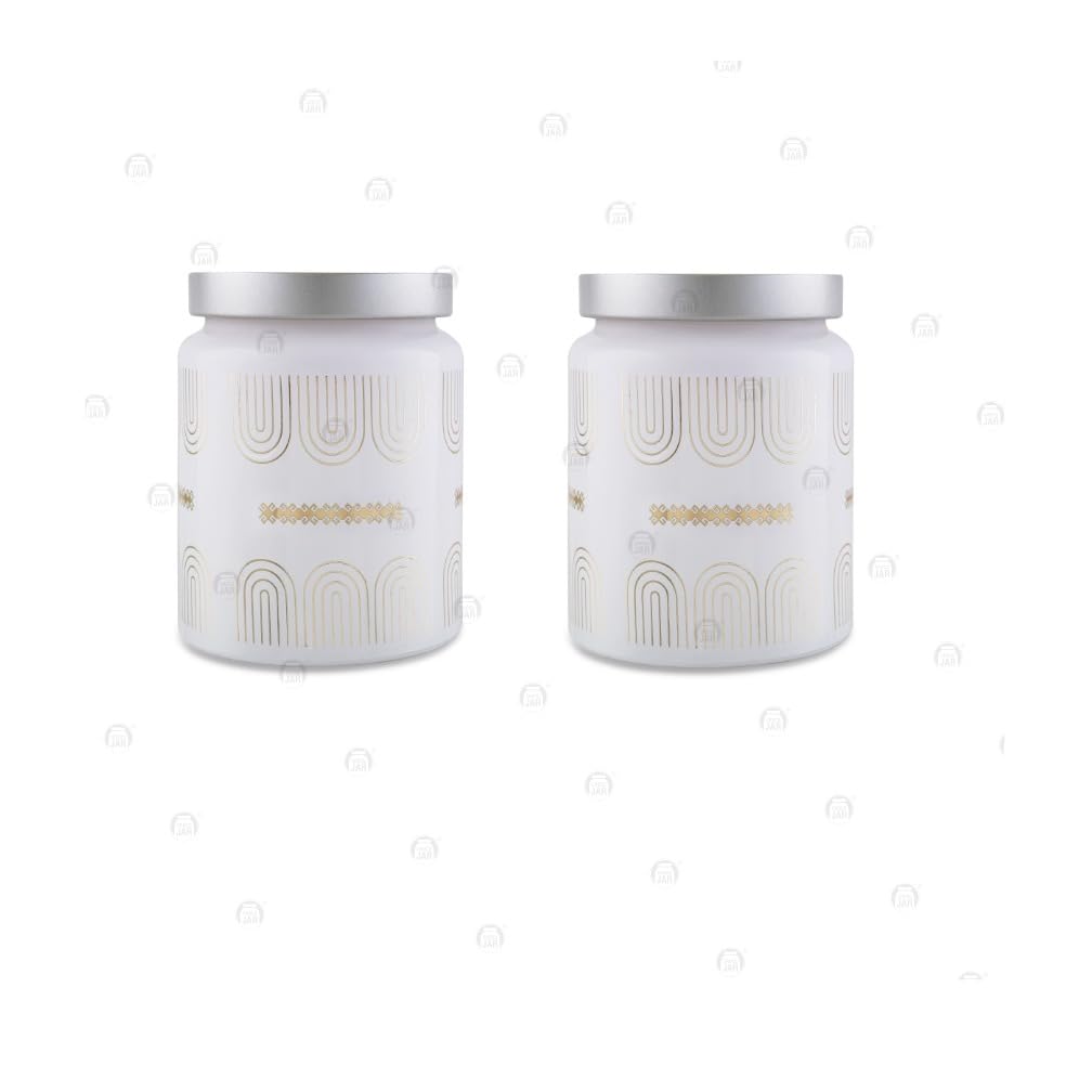 Croco Jar Round Shape Container 770 Ml - Plastic, Steel, Glass, 12 Piece Set For Dry Fruits Storage , Juice & Water With Screw Type Caps