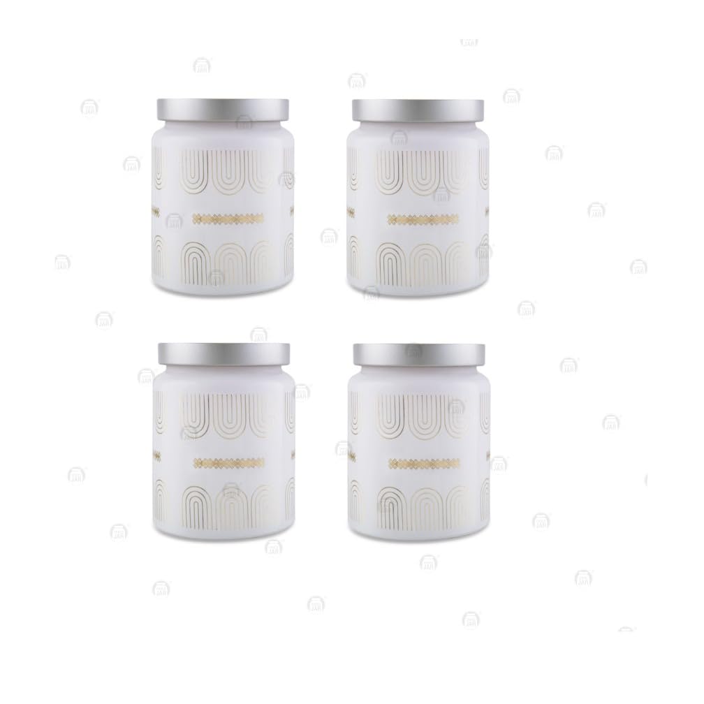 Croco Jar Round Shape Container 770 Ml - Plastic, Steel, Glass, 12 Piece Set For Dry Fruits Storage , Juice & Water With Screw Type Caps