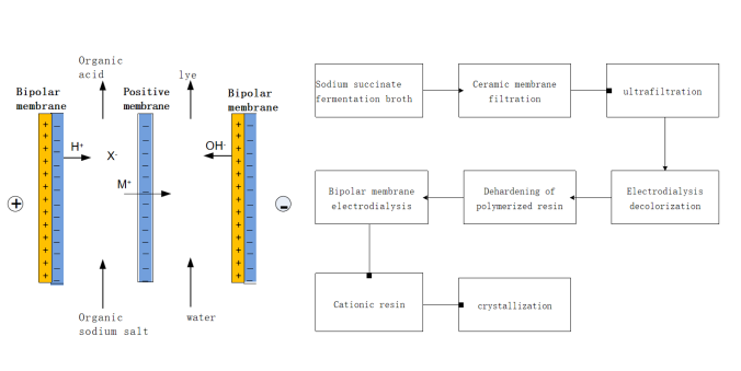 Application technology of bipolar membrane electrodialysis