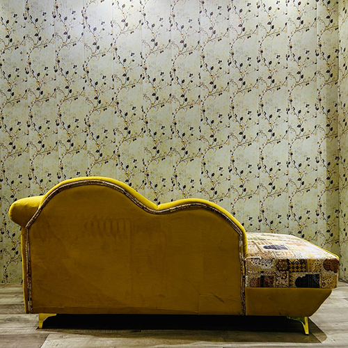 Modern Yellow Couch - Assembly: No Assembly Required