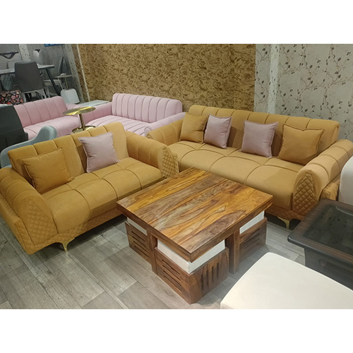 5 Seater Fabric Sofa - Assembly: No Assembly Required