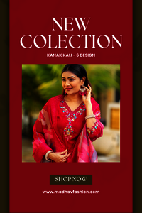 Mora Couture kanak kali Catalog Design 1229-A, Red Color Readymade Kurti