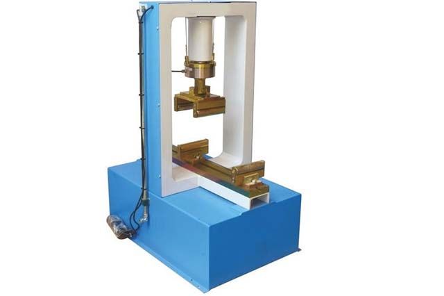 Compression-flexure cement testing frames