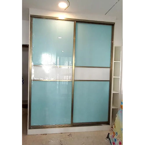 H Profile With Lacquered Glass For Door - Color: Any Color