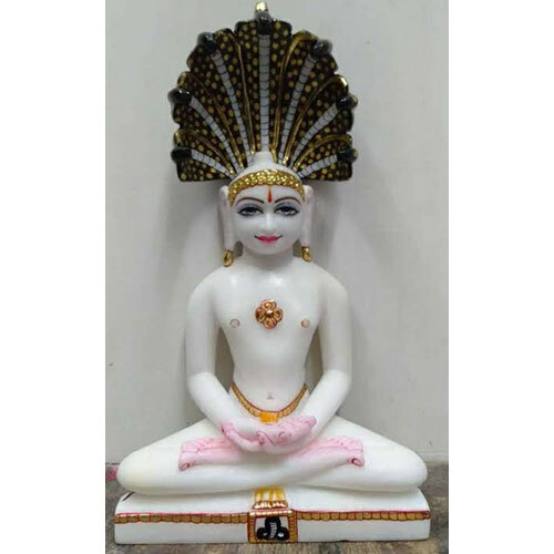 Parshwanath Statue - Color: White
