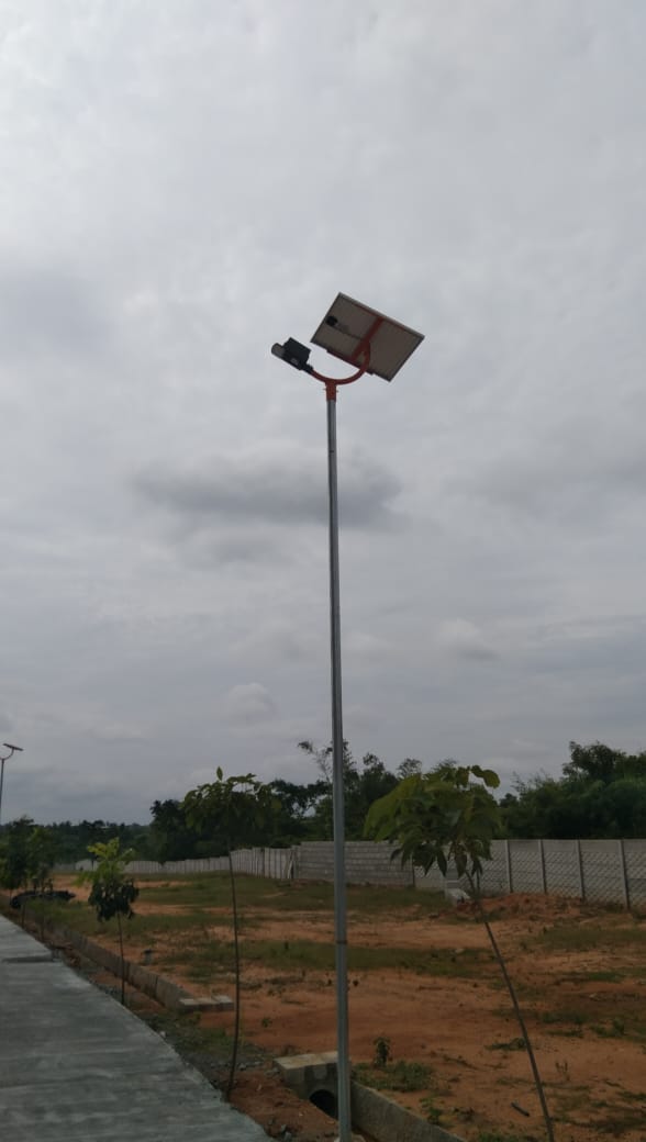 solar street light pole