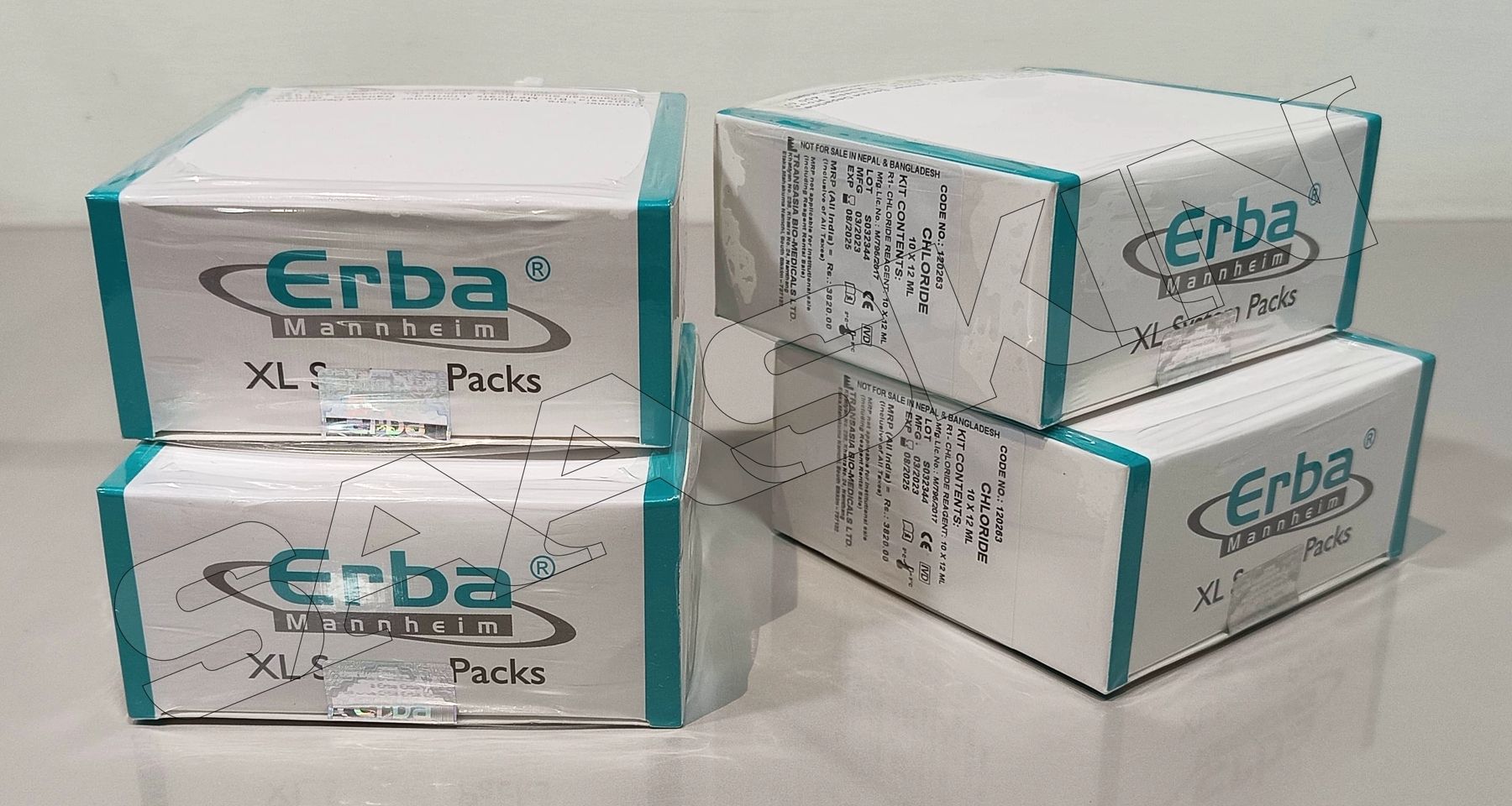 Erba Mannheim System Pack Chloride Kit