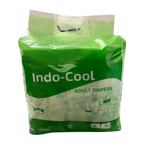 Adult Diaper Tape - Cotton, XLGender Unisex, White | High Absorption, Super Soft, Leak Guard Protection, Disposable Design