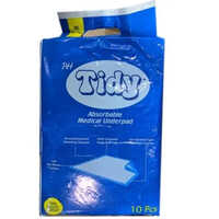 Tidy Absorbable Medical Underpad - Spunbond Material, 70cm X 90cm, White | High-quality Disposable Solution For Incontinence And Post-surgery Care