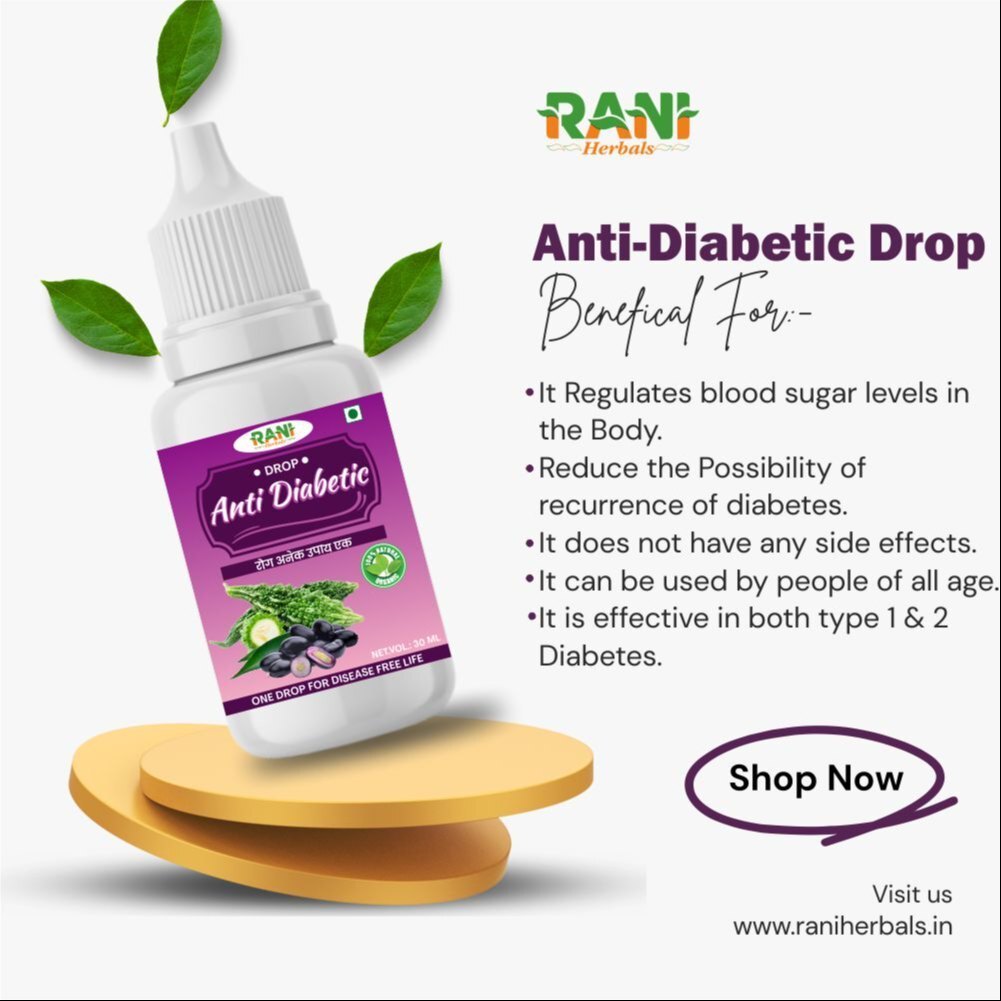 Herbal Anti Diabetic Drops - Age Group: For Adults